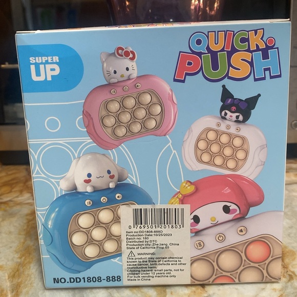 CINNAMON ROLL QUICK PUSH HANDHELD GAME POP IT GAME - Picture 2 of 5